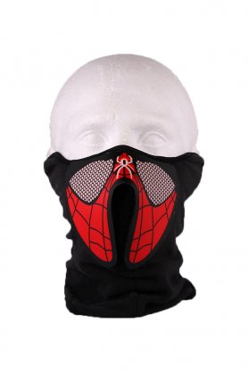 Huboptic LED Mask Spiderman - wrażliwy na dźwięki