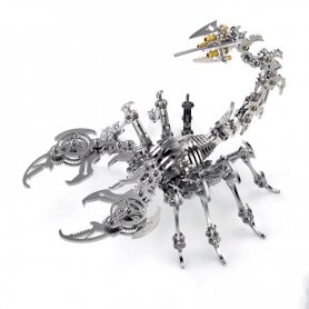 Teka-teki logam 3D - teka-teki baja tahan karat - SCORPIO