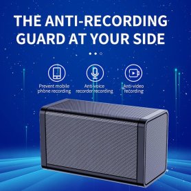 Audio jammer 360° - pemblokir suara (suara) + perekaman video yang sangat efektif dengan 8000 mAh