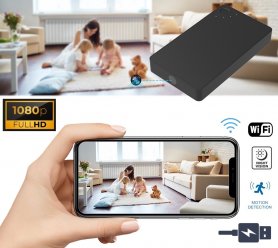 Power bank spy camera hidden in 2800mAh battery + WiFi + P2P + motion detection