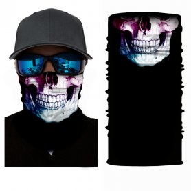 Balaclava fantomă - Skeleton (pălării multifuncționale) pentru față