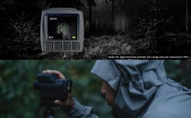 Monocular night vision 120m night / 400m day + rangefinder na may 6x ZOOM