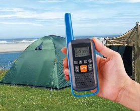 Walkie Talkie - radio dua arah jarak jauh dengan 22 saluran + fungsi VOX + senter LED