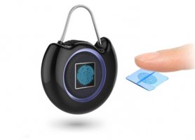 Smart lock (fingerprint) for backpack or suitcase