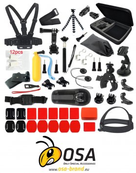 Ensemble d'accessoire pour les caméras d'action - OSA PACK Profi