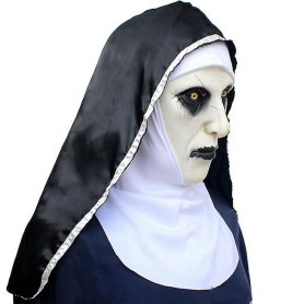 Apáca arc- vagy fejmaszk - gyerekeknek és felnőtteknek Halloweenre vagy karneválra