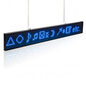 LED-reklamebræt med WiFi - 50 cm med iOS- og Android-support - blå