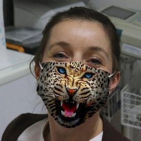 LEOPARD - Dyreansiktsmasker med 3D-utskrift