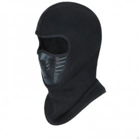 Balaclava ski untuk musim sejuk (papan salji, kereta salji) - Black Ninja