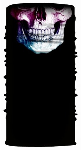 Ghost balaclava - Skeleton (multifunctional headwear) para sa mukha