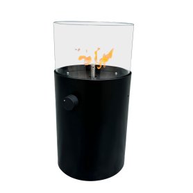 Metall-Tischfeuerstelle für den Außenbereich für Propangasbombe - OXON (41x21cm)