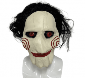 Mască de față JigSaw - pentru copii și adulți pentru Halloween sau carnaval