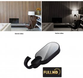 A vállfa FULL HD kamera + mozgásérzékelés + WiFi támogatás