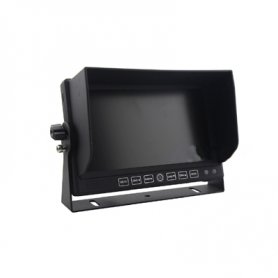 Dvostruki DVR 7 "LCD zaslon s snimanjem + 1x vodootporna kamera s kutom od 150 °