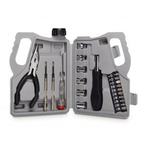 Werkzeugkoffer Mini - Mini-Geschenkset mit 22 Werkzeugen in einer Werkzeugkiste (Kanister).
