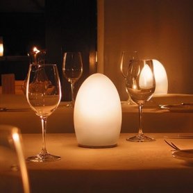 Æggelys - LED dekorativ lampe skifter farver + fjernbetjening + IP65-beskyttelse