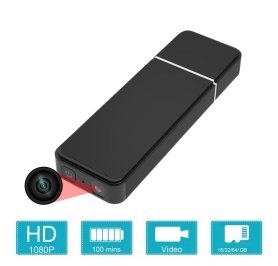 USB key spy camera FULL HD video recording + motion detection + support up to 128 GB micro SD