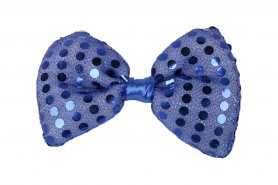 LED bow tie for men - blue