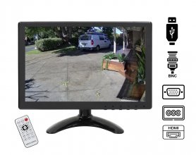 Οθόνη LCD 10,1" με εξωτερική είσοδο BNC + HDMI/VGA/AV/USB