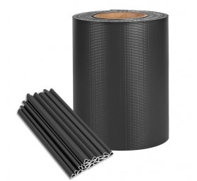 Lamas de repuesto para vallas de vinilo - Tira de relleno de PVC para paneles rígidos de valla (malla) - altura 19 cm