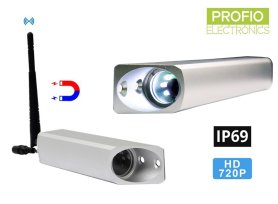 Cameră de securitate Mini WIFI HD suplimentară cu iluminare LED + protecție IP69