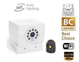 Indoor Full HD IP Security camera iCare FHD - 8 IR LEDs wih emergency remote control and face detection