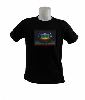 T-shirt party me ngjyra - barazues i topit në disko