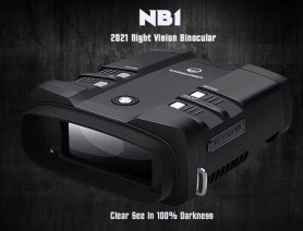 Digital kikkert nattesyn opp til 300m - 10x optisk + 3x digital zoom med kamera