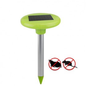 Solar mole repeller + lampu hias LED ke taman