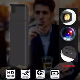 Kamera mata-mata yang lebih ringan - Kamera tersembunyi di dalam korek api dengan FULL HD + WiFi (aplikasi di ponsel)
