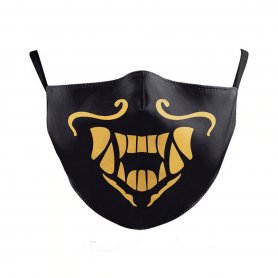 Masque facial imperméable 100% polyester - motif SAMURAI