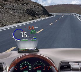 Car hud display - OBD hud (heads up) on board computer holographic displays for the car 5,5"
