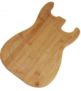 Papan pemotong kayu - Papan dapur kayu gitar