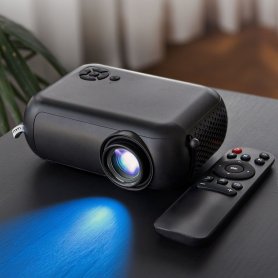 Proyektor mini pintar di dinding WiFi - Proyektor data LED FULL HD USB + HDMI + SD (13x8,5x5 cm)