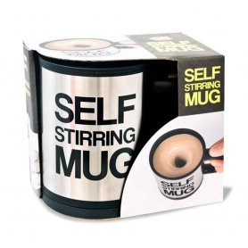 Samomješajuća šalica - šalica za kavu s automatskim miješanjem (magnetska)