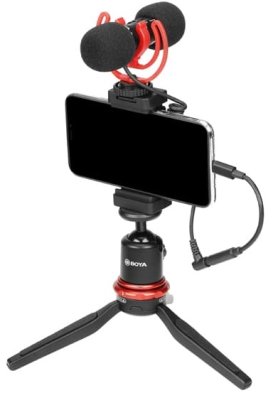 Boya BY-MM1 Pro πυκνωτικό μικρόφωνο δύο κάψουλας με αμφίδρομη λήψη ήχου