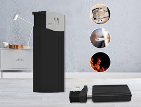 Lighter camera - spy hidden cam FULL HD + WiFi + P2P + motion detection + LED light