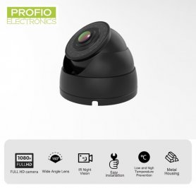 DOME kamera FULL HD + 160° halszem szög + 16 IR LED éjszakai látás + WDR + audio