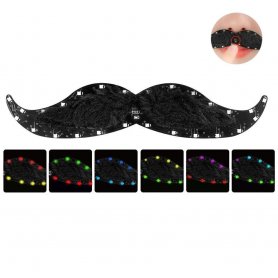 LED light moustache