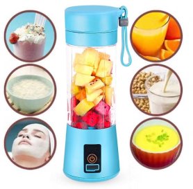 Mixer smoothie untuk dibawa bepergian - pembuat blender portabel untuk bepergian kecepatan motor 26000 RPM