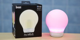 AuraBulb - Alto-falante Bluetooth inteligente 5W com LED RGB