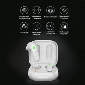 ब्लूटूथ हेडफ़ोन के माध्यम से वॉयस ट्रांसलेटर - Timekettle WT2 Edge