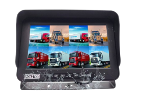 보트/자동차/기계용 방수 모니터 IP69 + 8개 카메라 + 128GB SD 카드가 있는 10인치 AHD LCD
