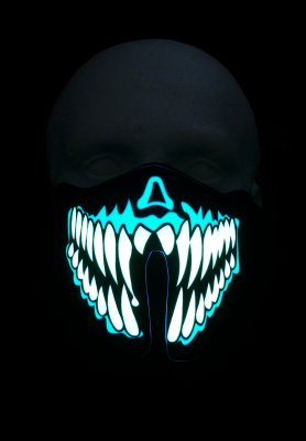 Rave Mask - lydfølsom