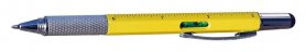 Multifunctional pen 6 in 1 - pen, spirit level, screwdrivers, ruler, rubber stylus for touch screens