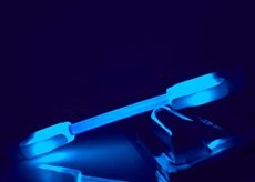 LED-Leuchten auf dem Fahrrad SuperFlare - Blau