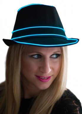 Neon hat - blue