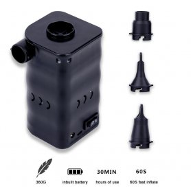 Pompe à air intelligente pour lits gonflables / bateaux / matelas pneumatique avec batterie 6000 mAh