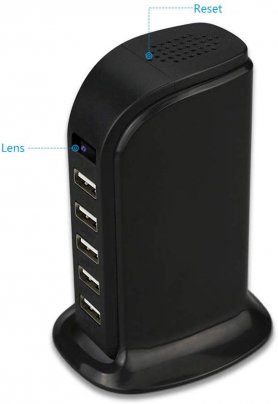 USB port 5-portos Wi-Fi FULL HD kémkamera + 16 GB memória