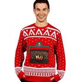 Morph interactive sweater - Fire in fireplace